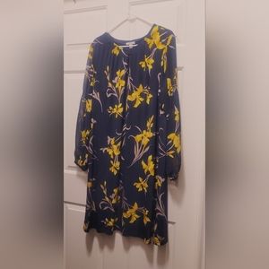 Cato Blue Flower Dress